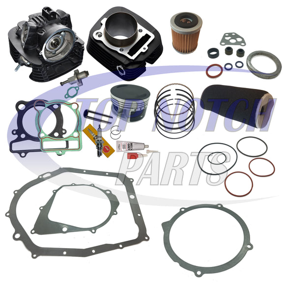 NEW! YAMAHA GRIZZLY 350 CYLINDER HEAD PISTON GASKET TOP OIL AIR FILTER END KIT SET 2007 - 2011