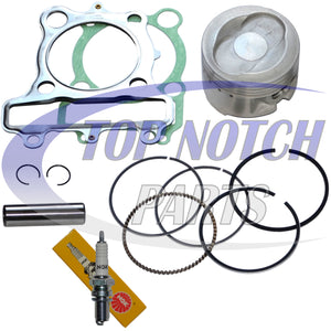 PISTON RINGS SPARK PLUG GASKET SET KIT SET FOR YAMAHA TIMBERWOLF 250 1992 - 2000