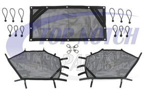 New Window Net Shield Kit For 2014 - 2019 Polaris RZR 900s 1000s XP Turbo